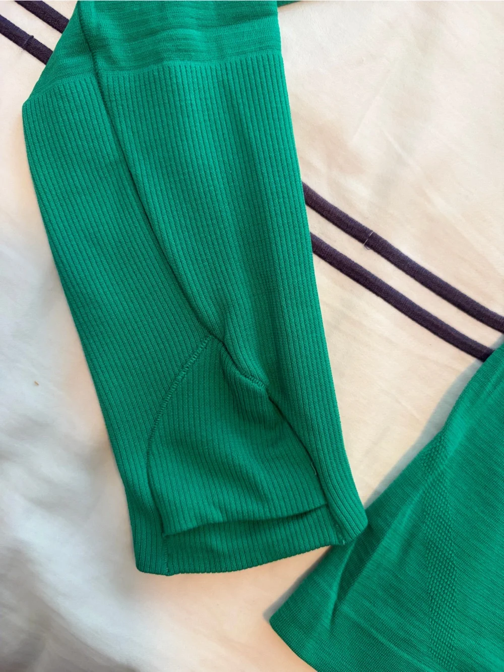 lululemon athletic swiftly tech green long-sleeve top